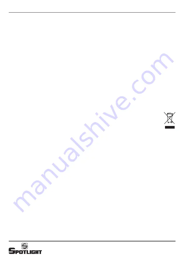 Spotlight VD 12 M CR User Manual Download Page 8