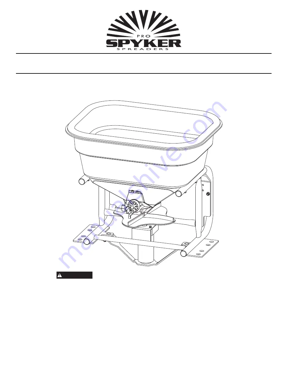 SPYKER S80-12010 Operator'S Manual Download Page 1