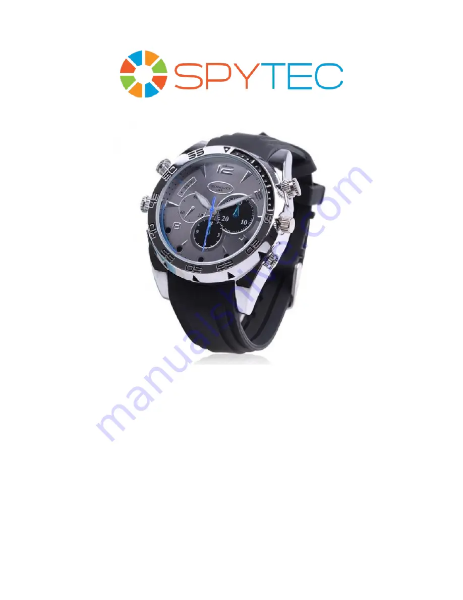 Spytec HD SPY WATCH User Manual Download Page 1