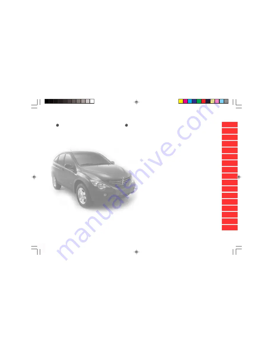 SSANGYONG ACTYON 2006 Owner'S Manual Download Page 5