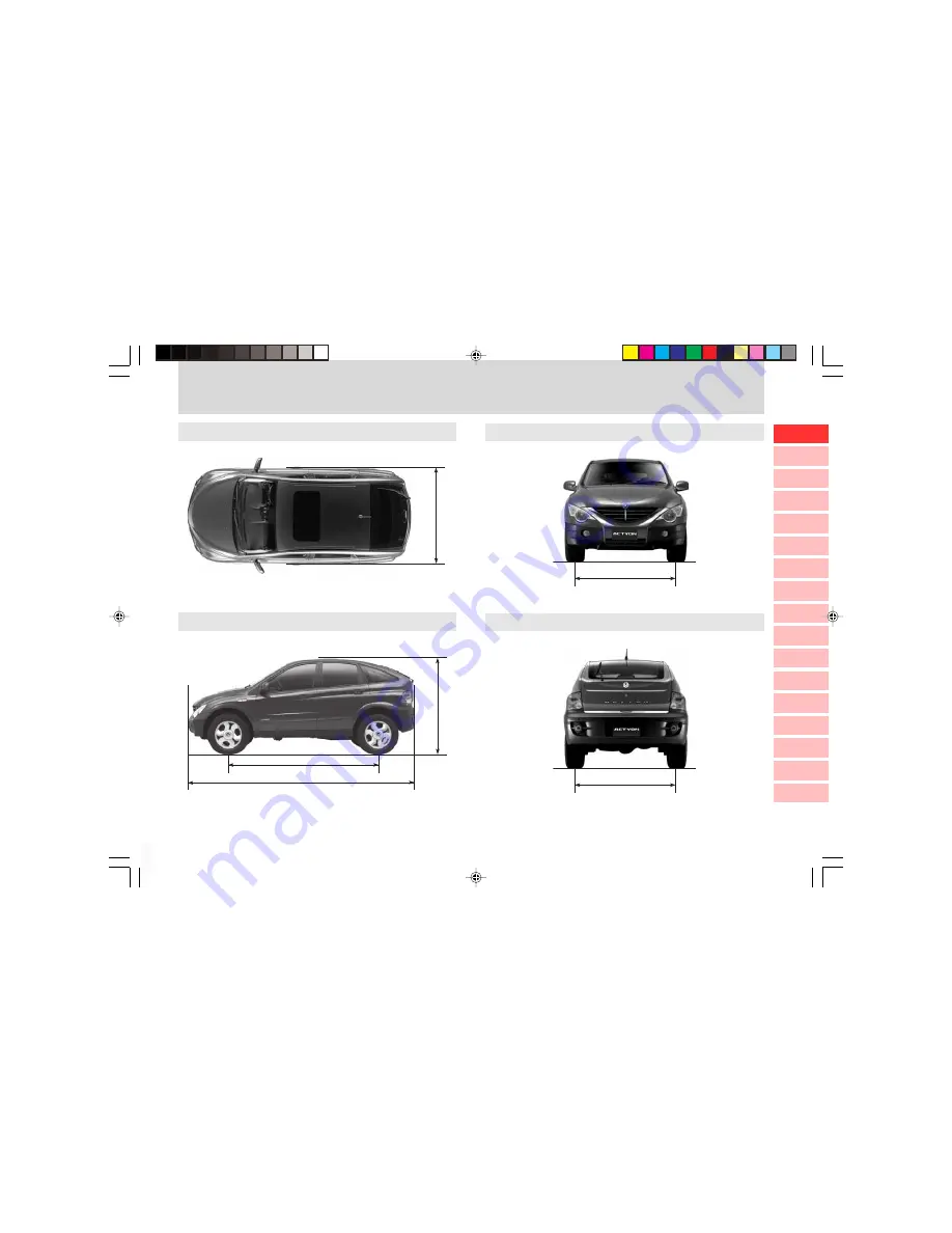 SSANGYONG ACTYON 2006 Owner'S Manual Download Page 9