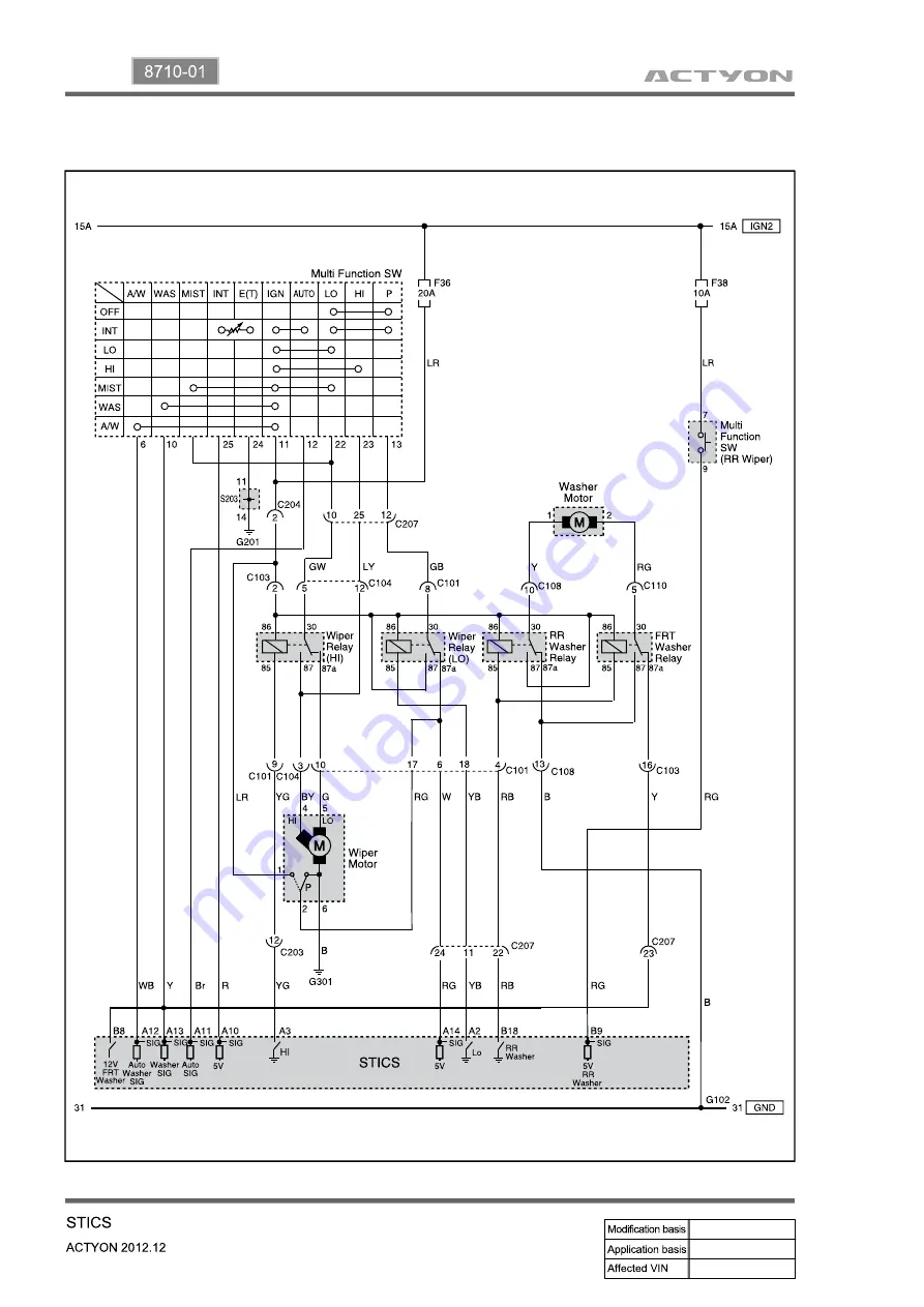 SSANGYONG Actyon 2012.12 Manual Download Page 378