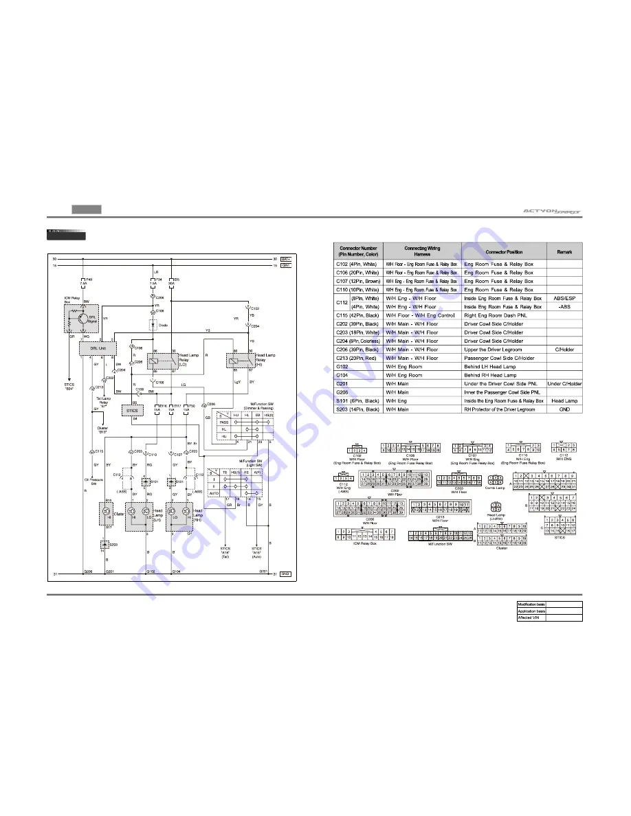 SSANGYONG Actyon Sports 2010 Manual Download Page 58