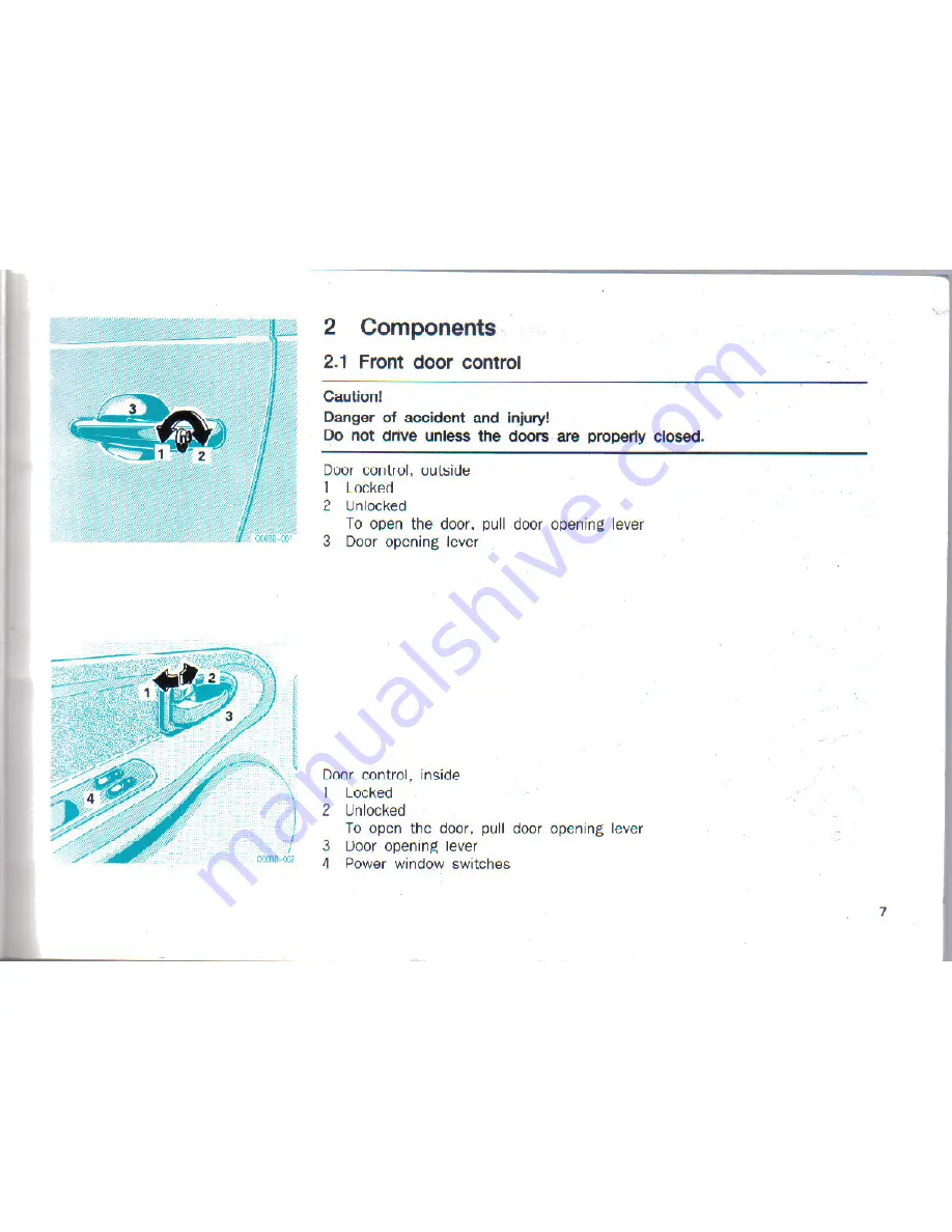 SSANGYONG Istana Owner'S Manual Download Page 8