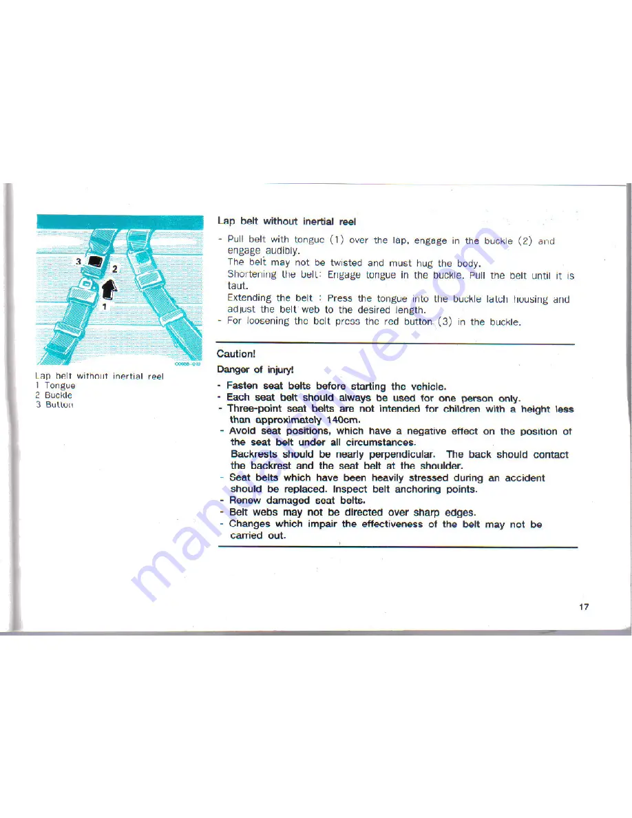 SSANGYONG Istana Owner'S Manual Download Page 18