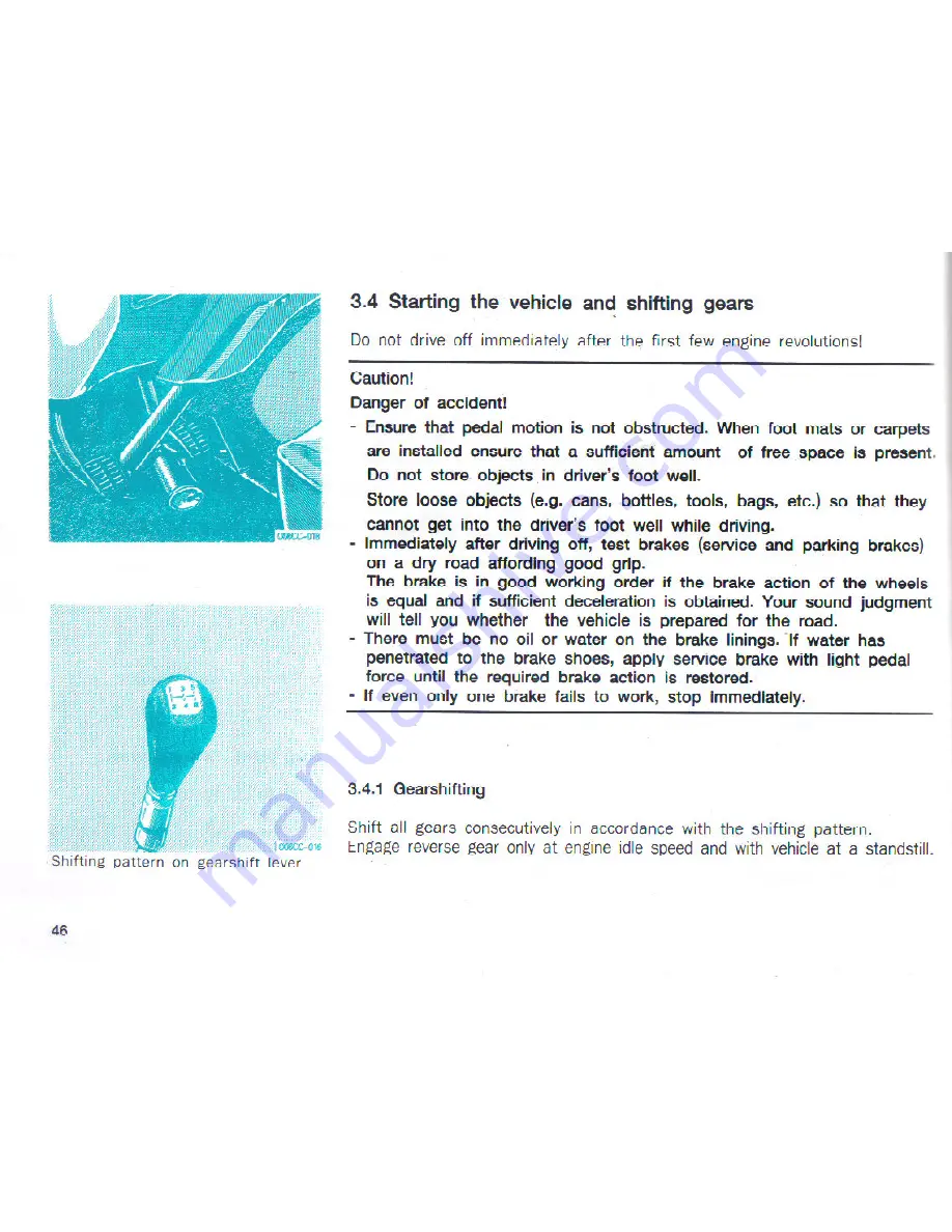 SSANGYONG Istana Owner'S Manual Download Page 47