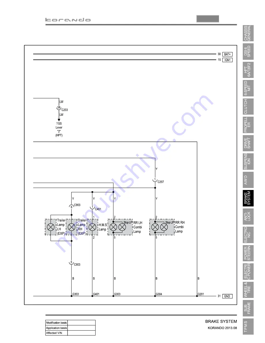 SSANGYONG Korando 2013 Manual Download Page 1082