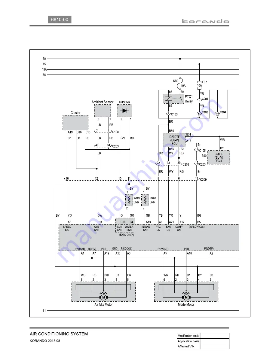 SSANGYONG Korando 2013 Manual Download Page 1208