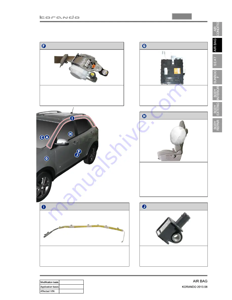 SSANGYONG Korando 2013 Manual Download Page 1218