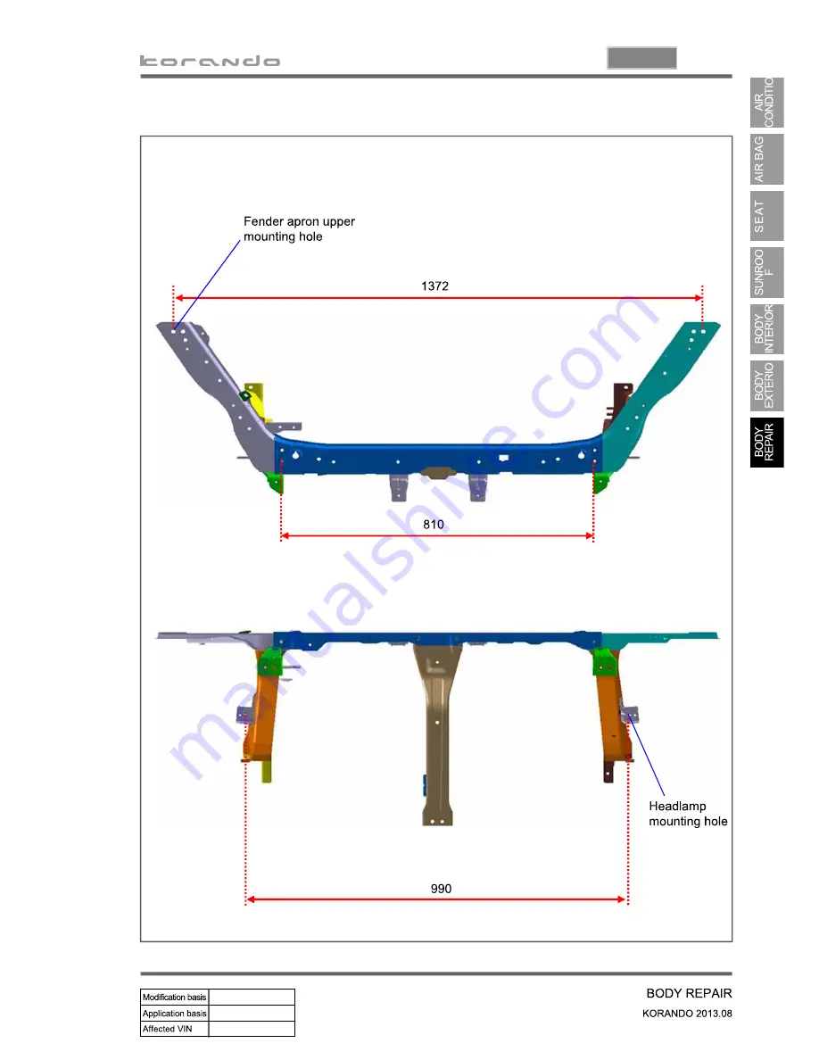 SSANGYONG Korando 2013 Manual Download Page 1315