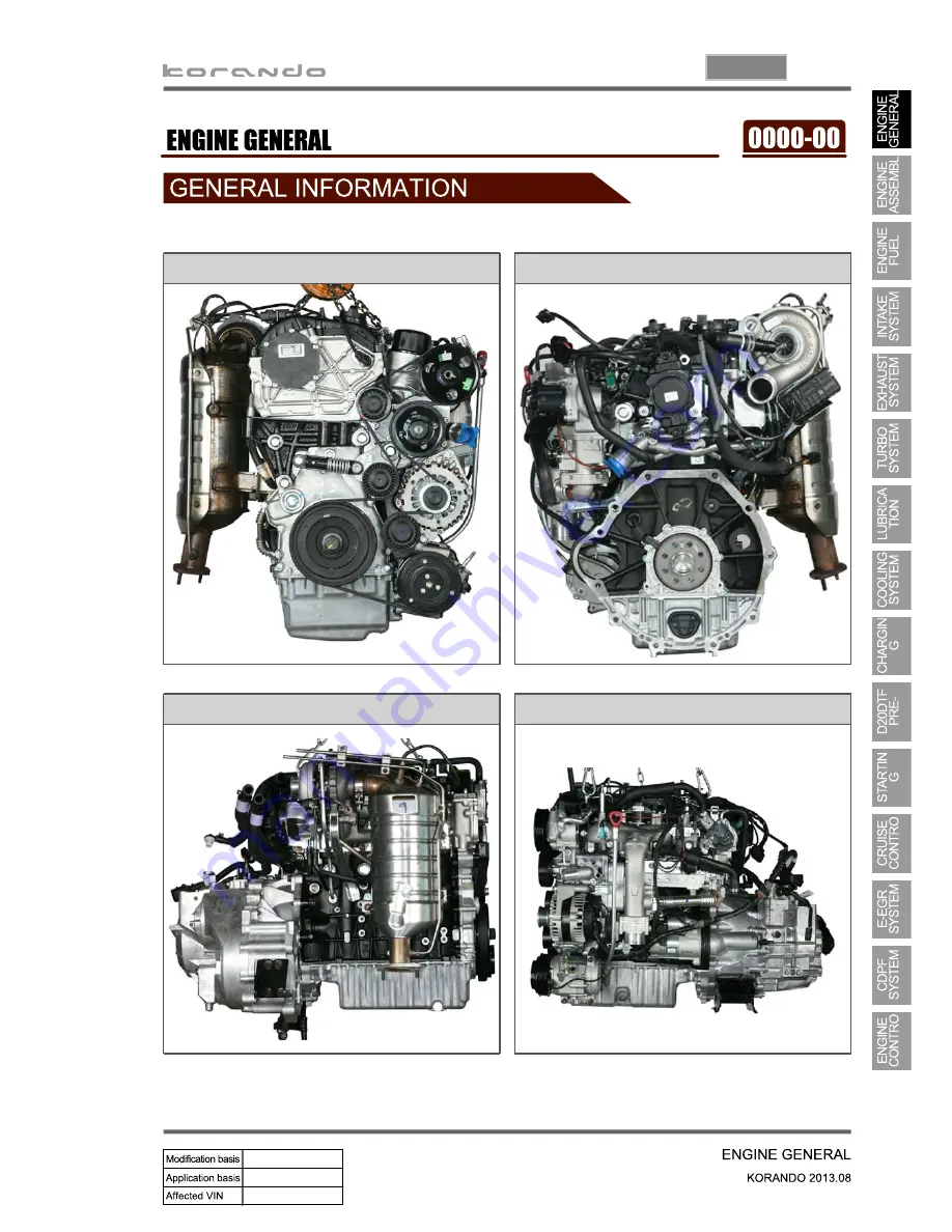 SSANGYONG Korando 2013 Скачать руководство пользователя страница 168