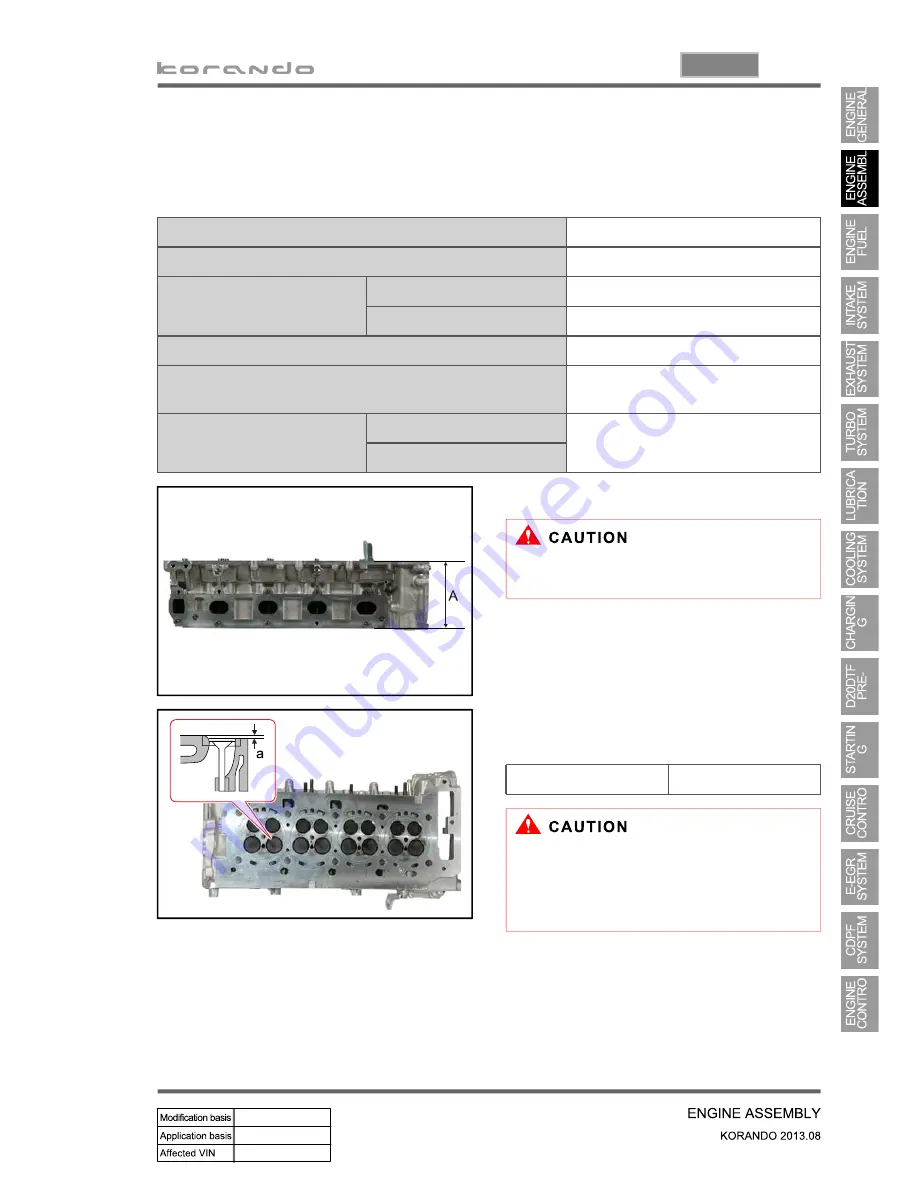 SSANGYONG Korando 2013 Manual Download Page 193