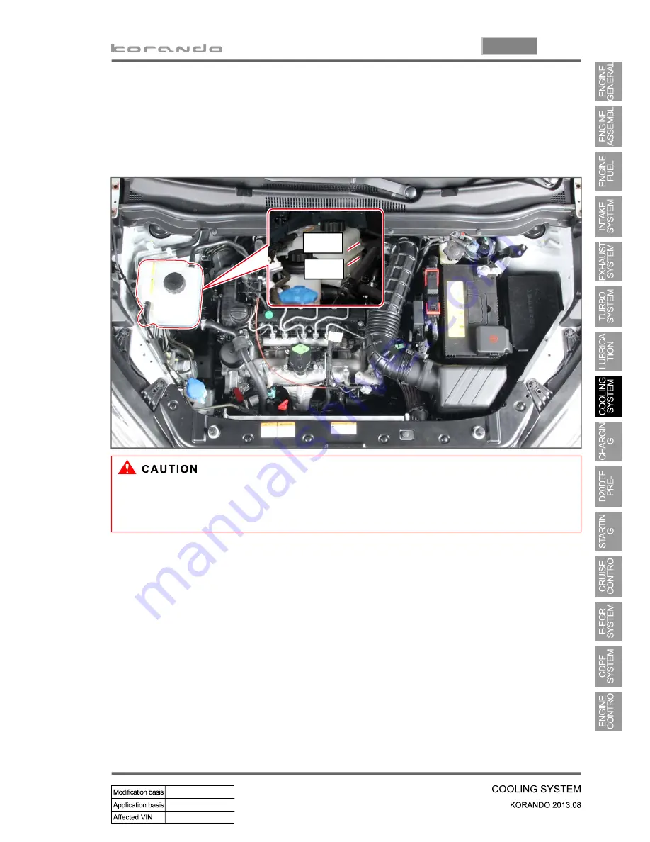 SSANGYONG Korando 2013 Manual Download Page 284