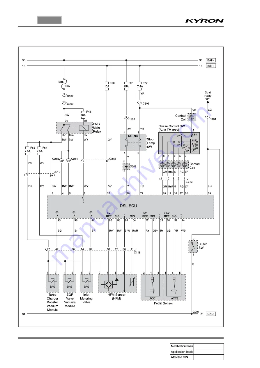 SSANGYONG KYRON 2005.10 Manual Download Page 300