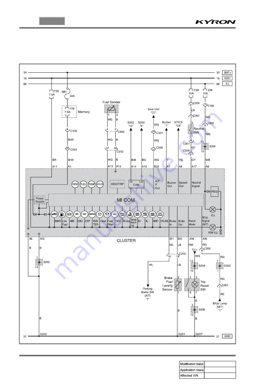 SSANGYONG KYRON 2005.10 Manual Download Page 380