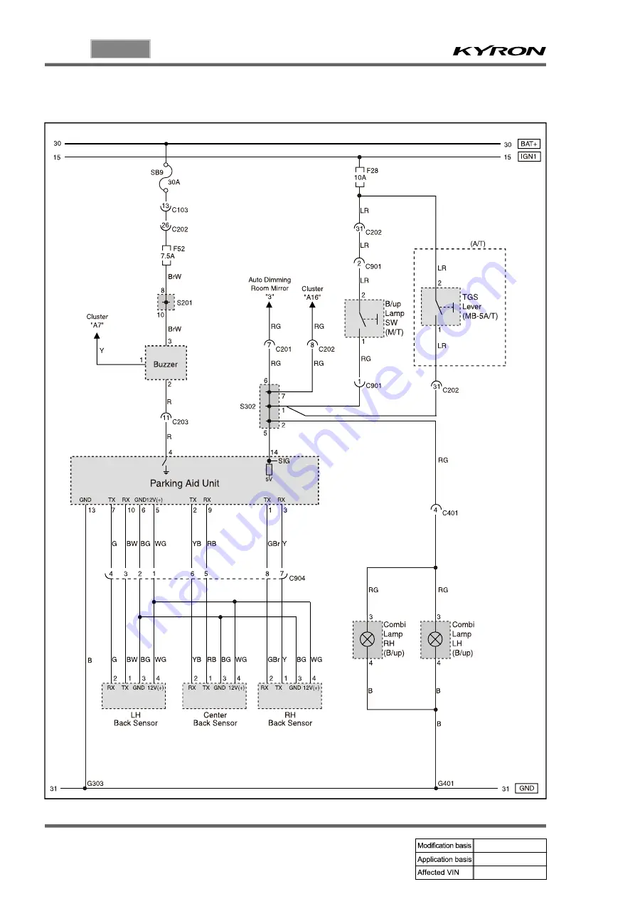 SSANGYONG KYRON 2005.10 Скачать руководство пользователя страница 415