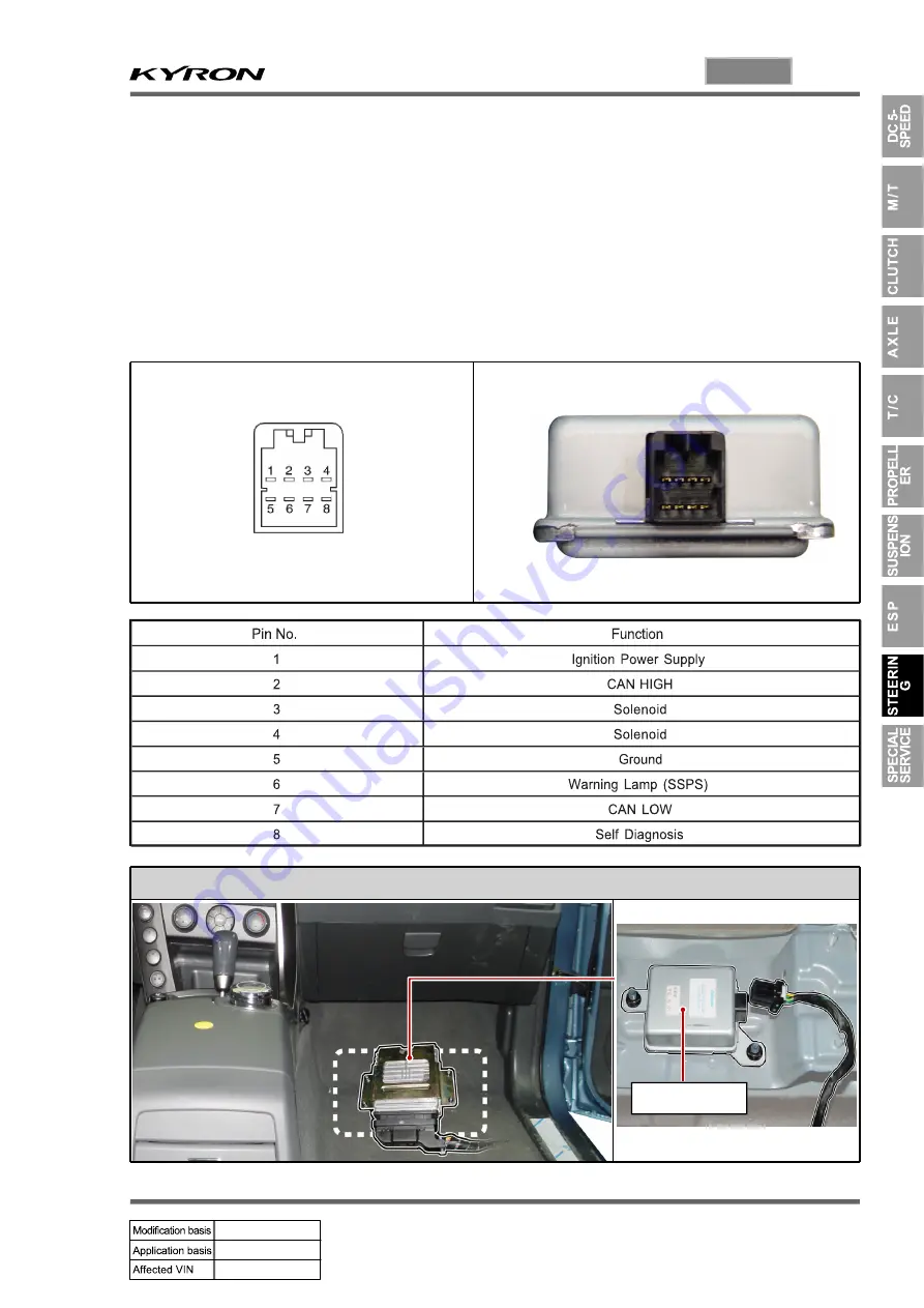 SSANGYONG KYRON 2005.10 Manual Download Page 540