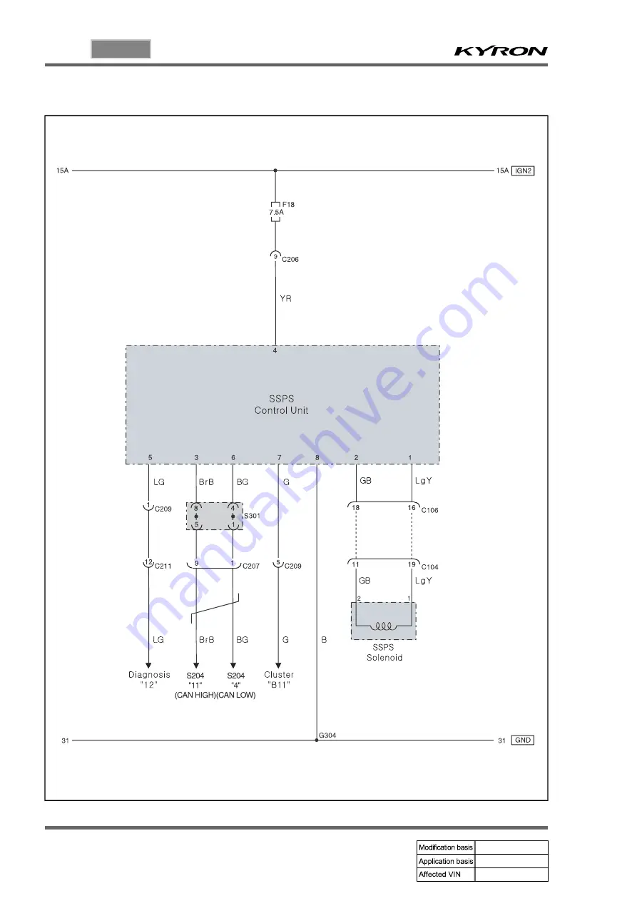 SSANGYONG KYRON 2005.10 Manual Download Page 541