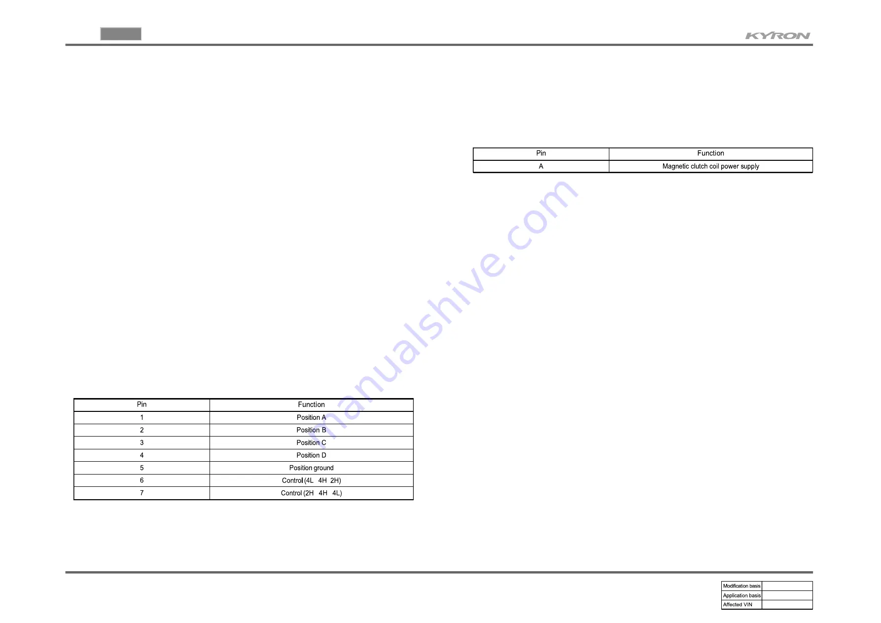 SSANGYONG KYRON 2006.03 Manual Download Page 78