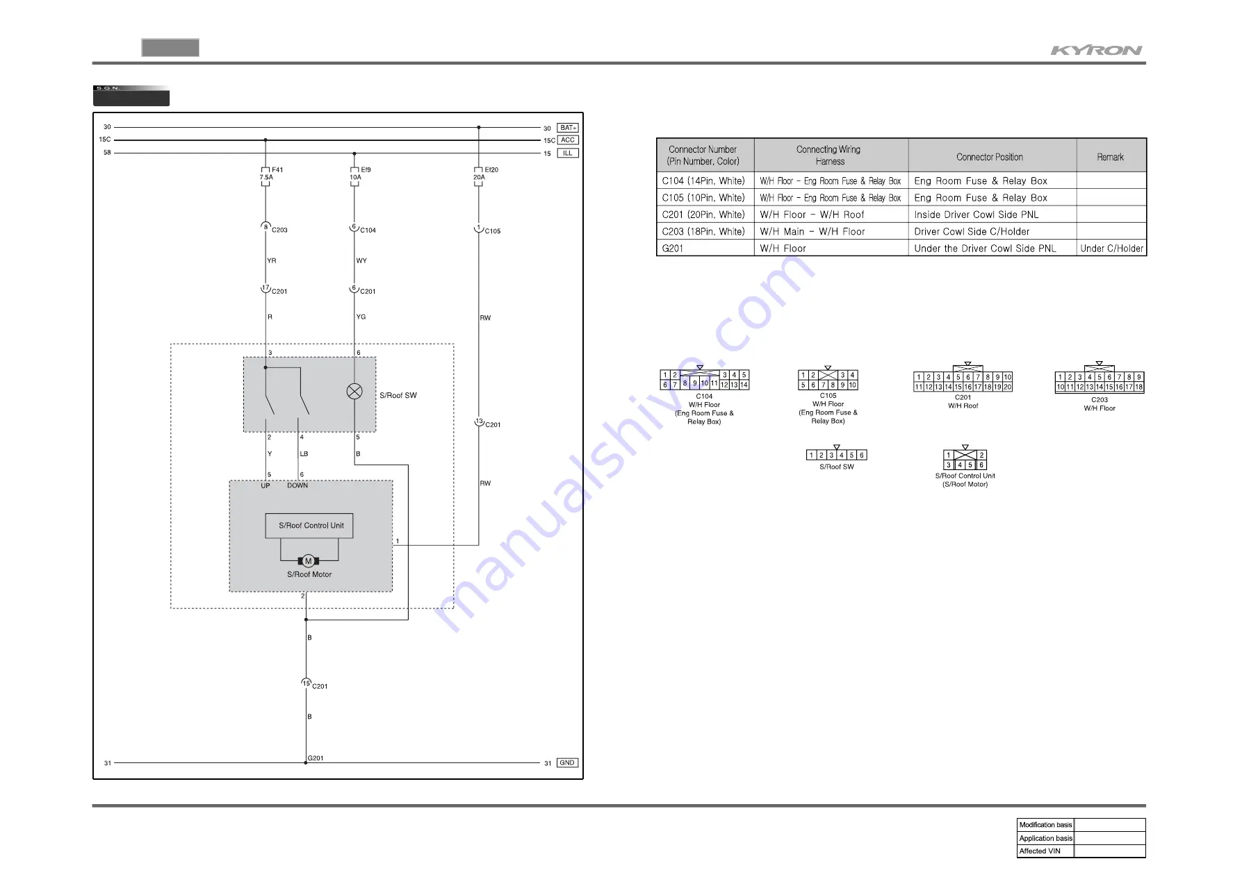 SSANGYONG KYRON 2006.03 Manual Download Page 130