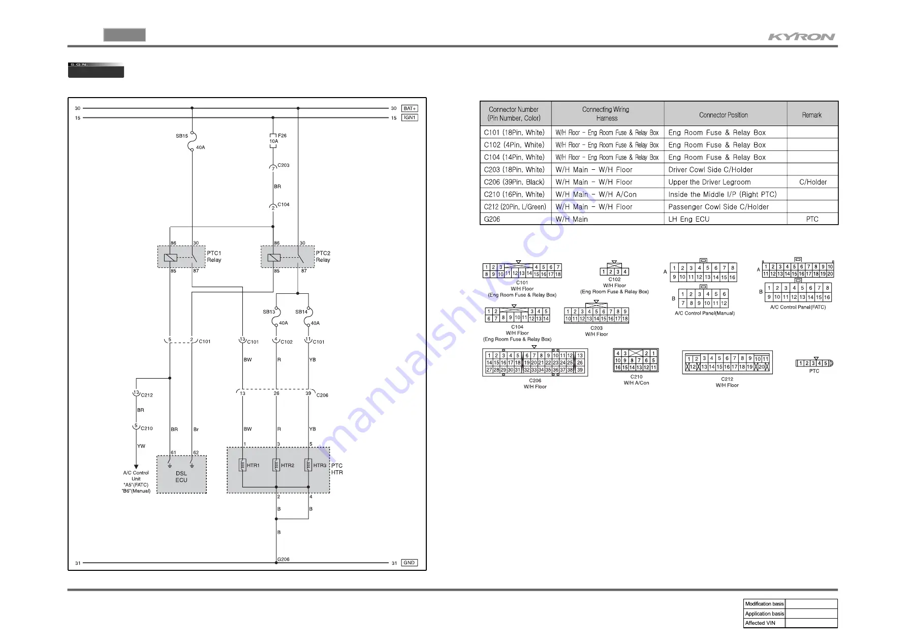 SSANGYONG KYRON 2006.03 Manual Download Page 150