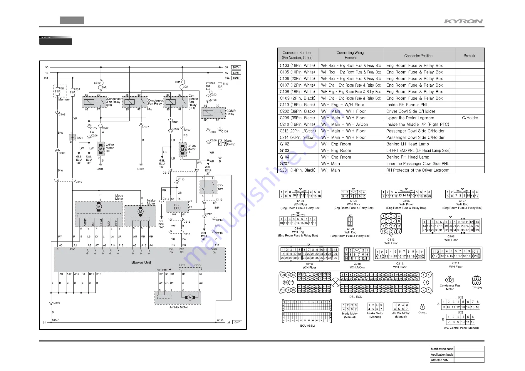 SSANGYONG KYRON 2006.03 Manual Download Page 170