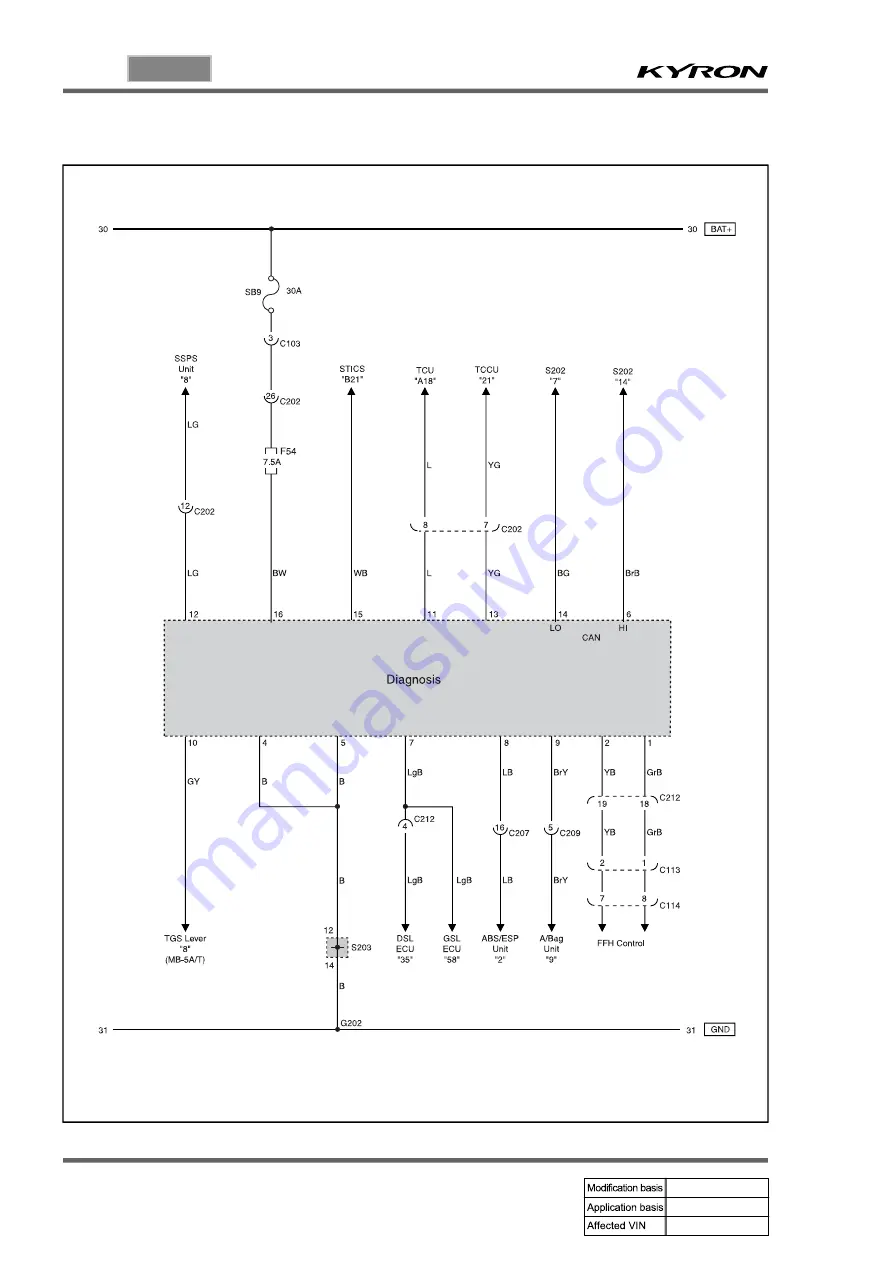 SSANGYONG KYRON 2006.03 Manual Download Page 513