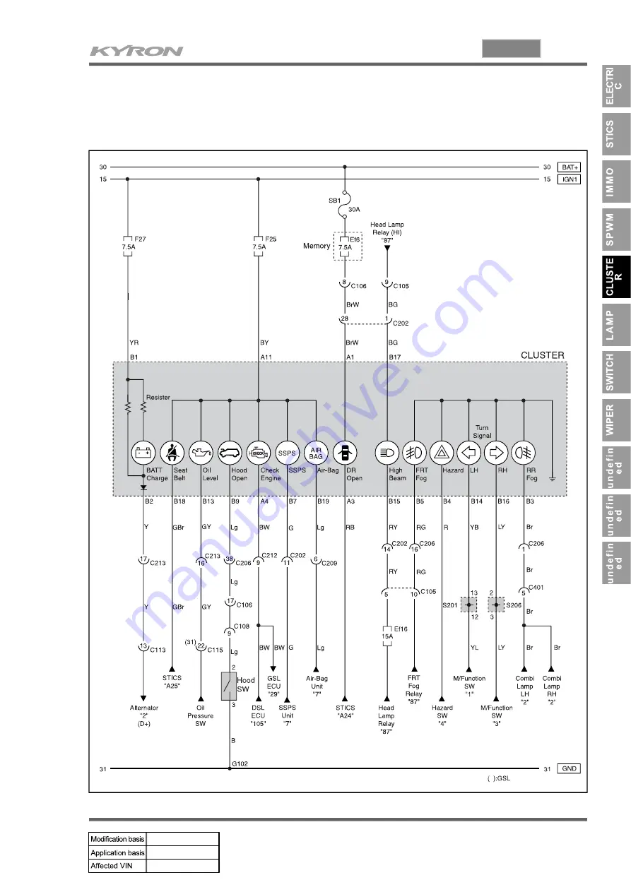 SSANGYONG KYRON 2006.03 Manual Download Page 553