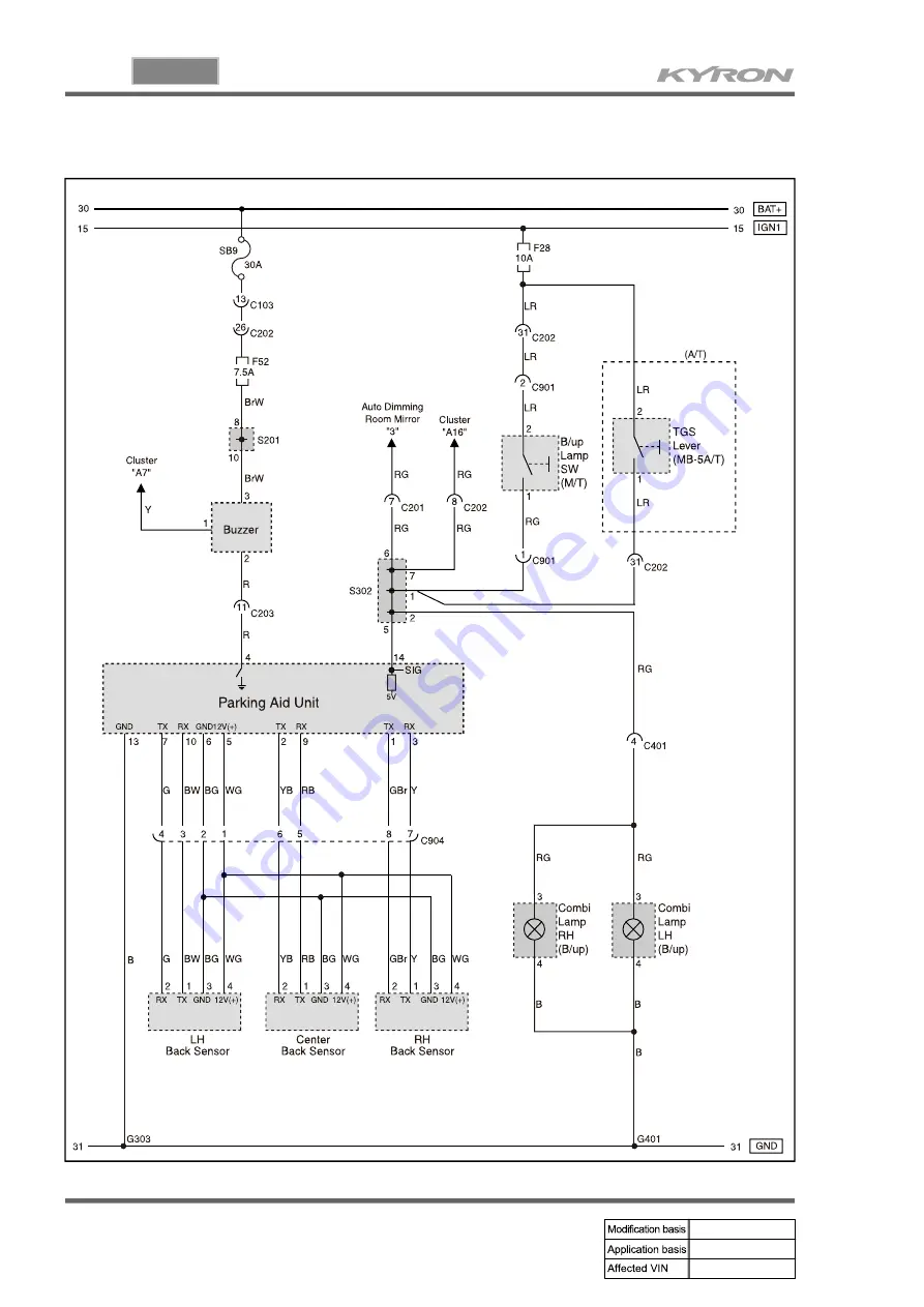 SSANGYONG KYRON 2006.03 Manual Download Page 579