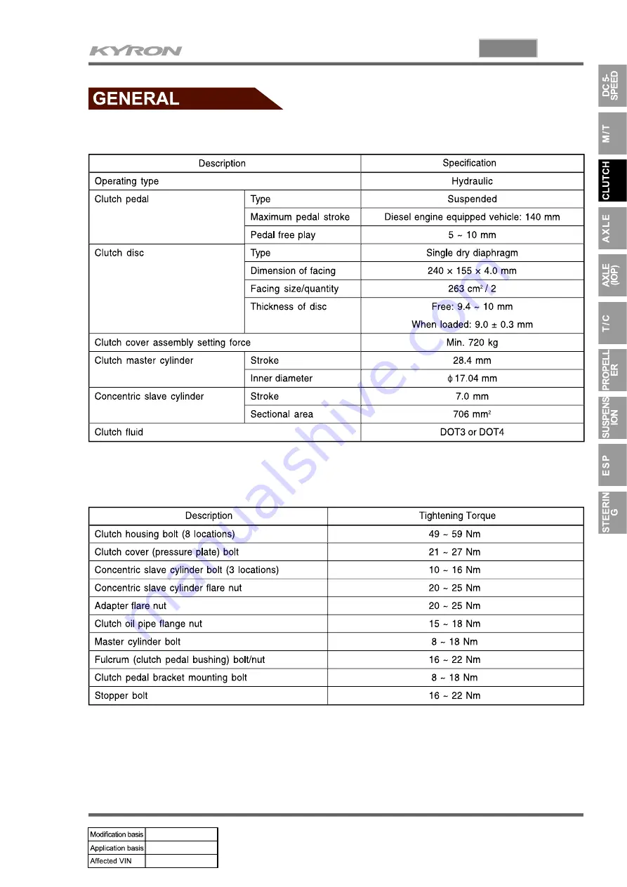 SSANGYONG KYRON 2006.03 Manual Download Page 616