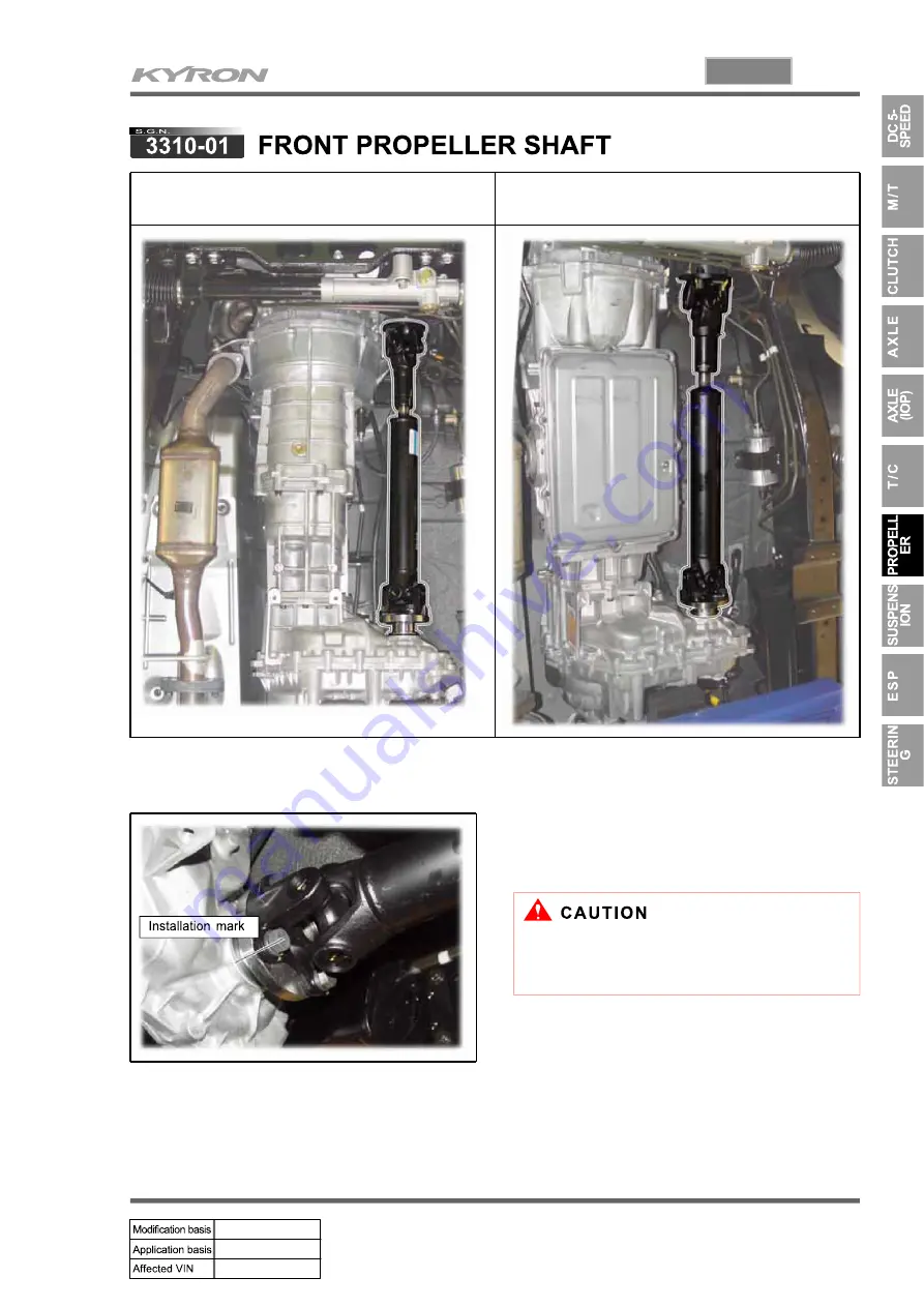 SSANGYONG KYRON 2006.03 Manual Download Page 641