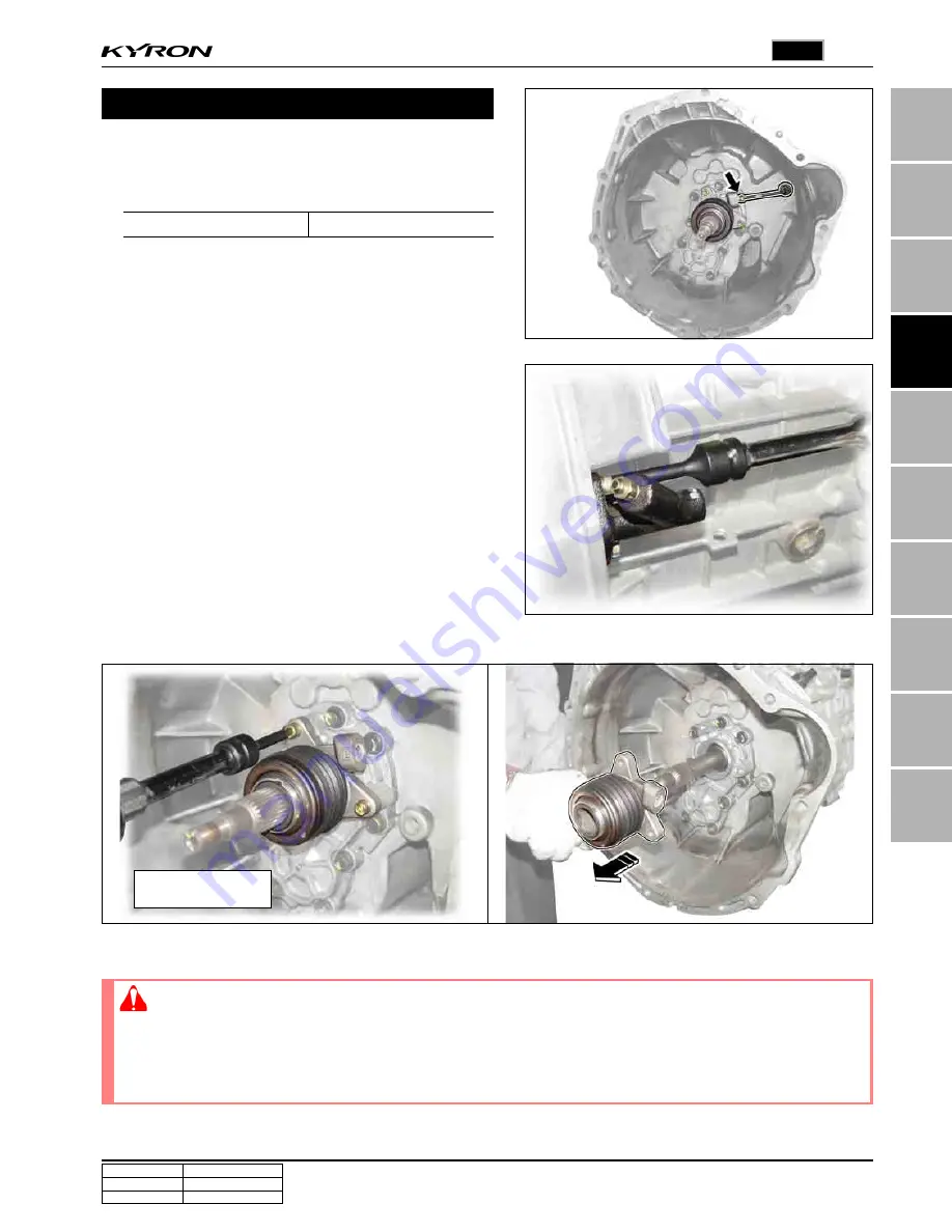 SSANGYONG KYRON 2006 Repair Manual Download Page 263