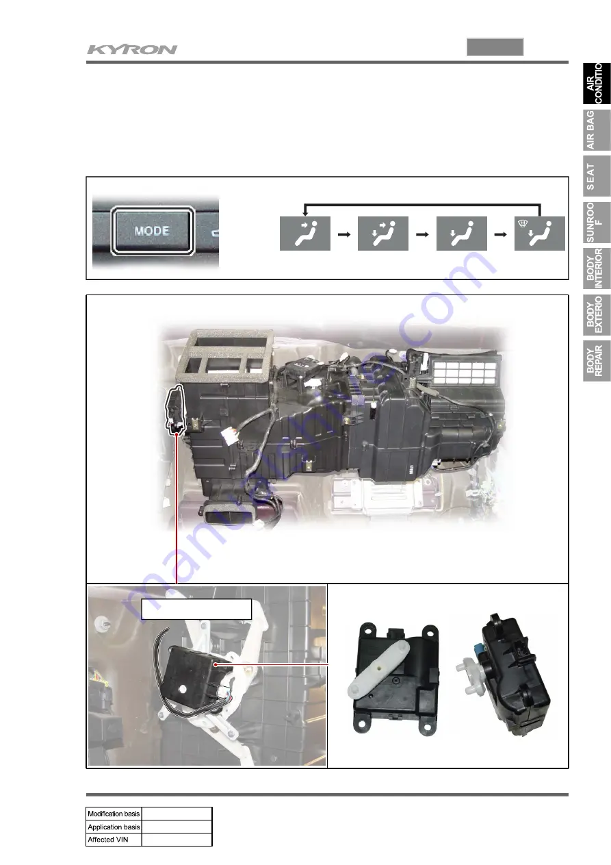 SSANGYONG KYRON 2007.04 Manual Download Page 36