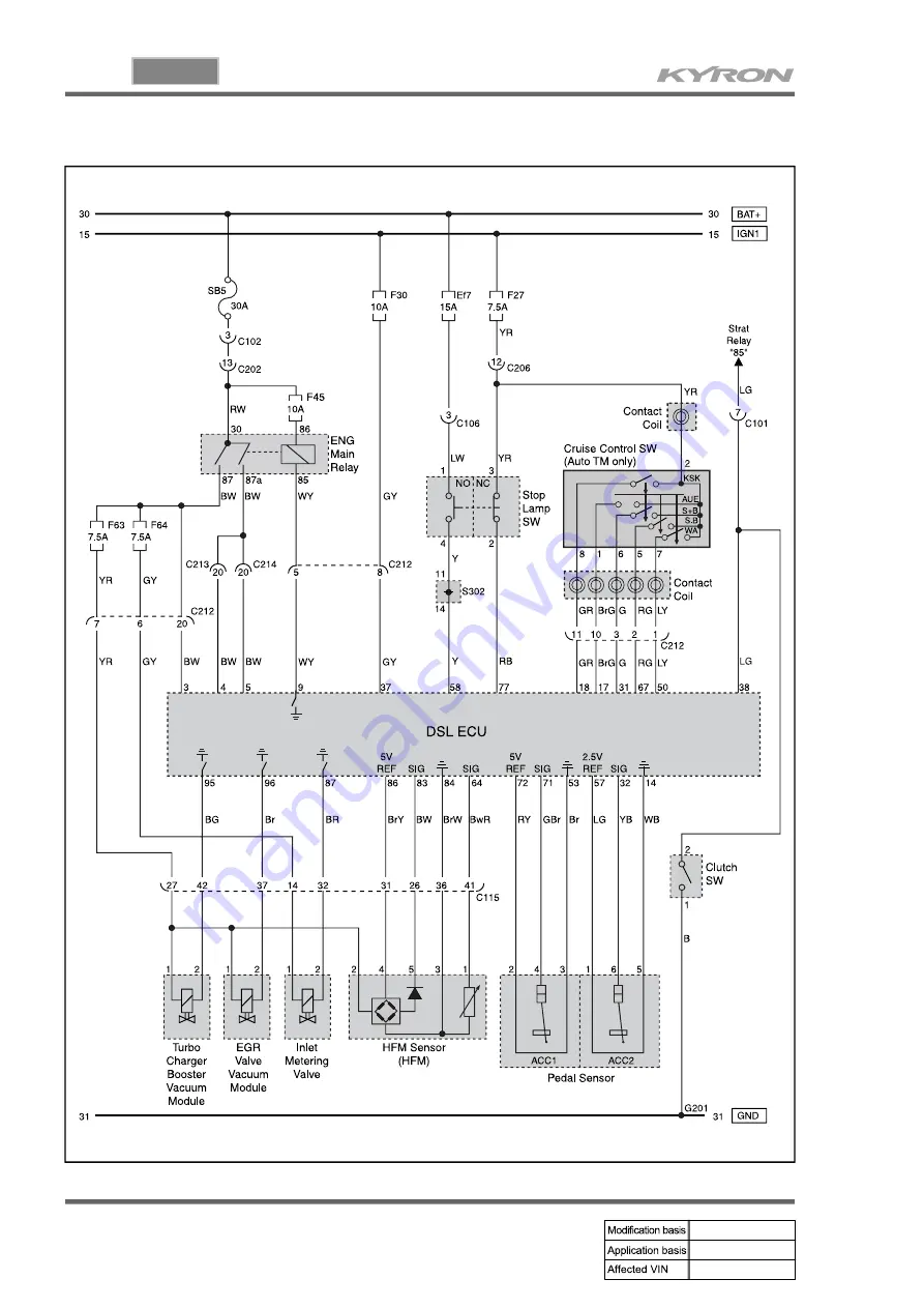 SSANGYONG KYRON 2007.04 Manual Download Page 241