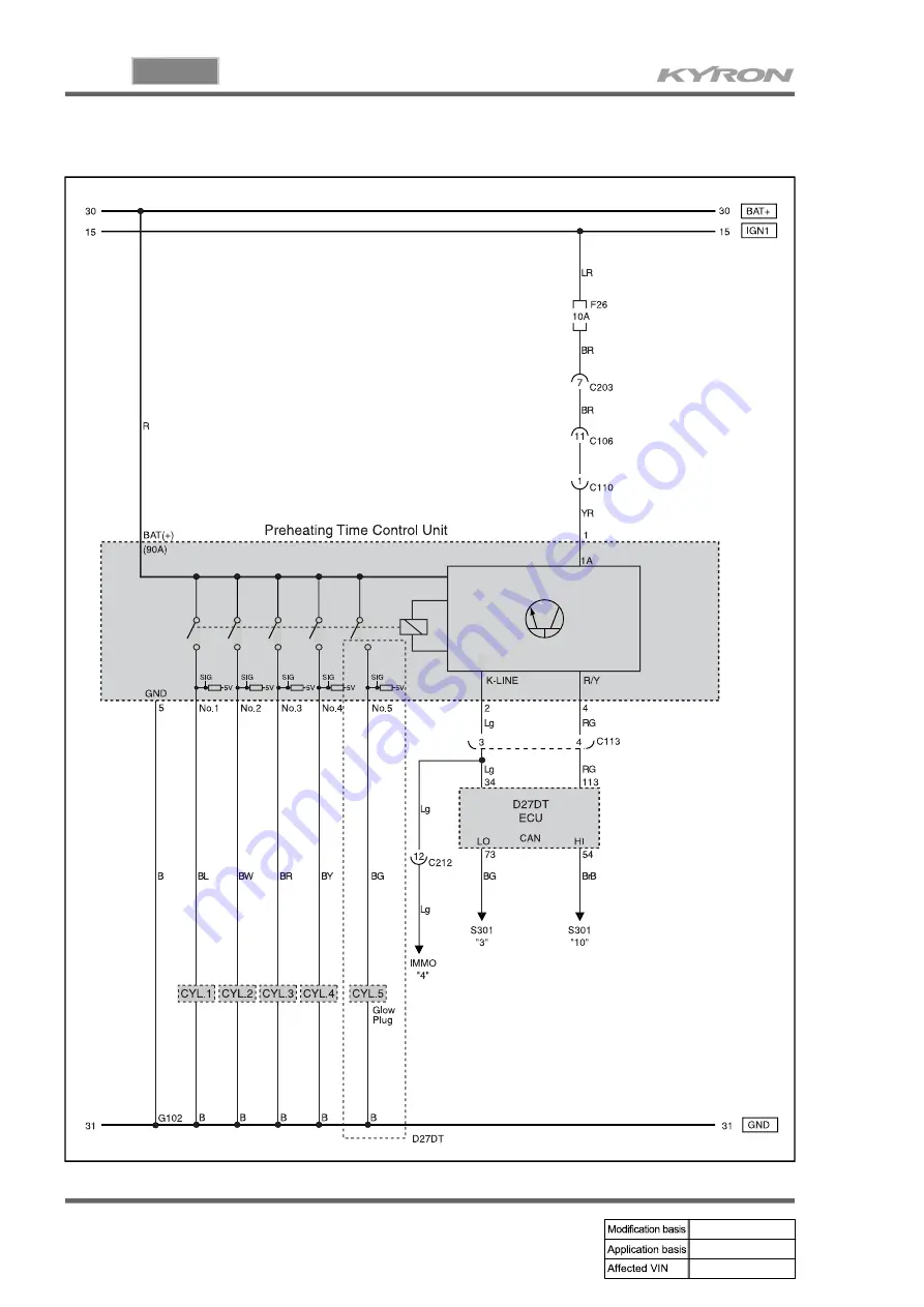 SSANGYONG KYRON 2007.04 Manual Download Page 268