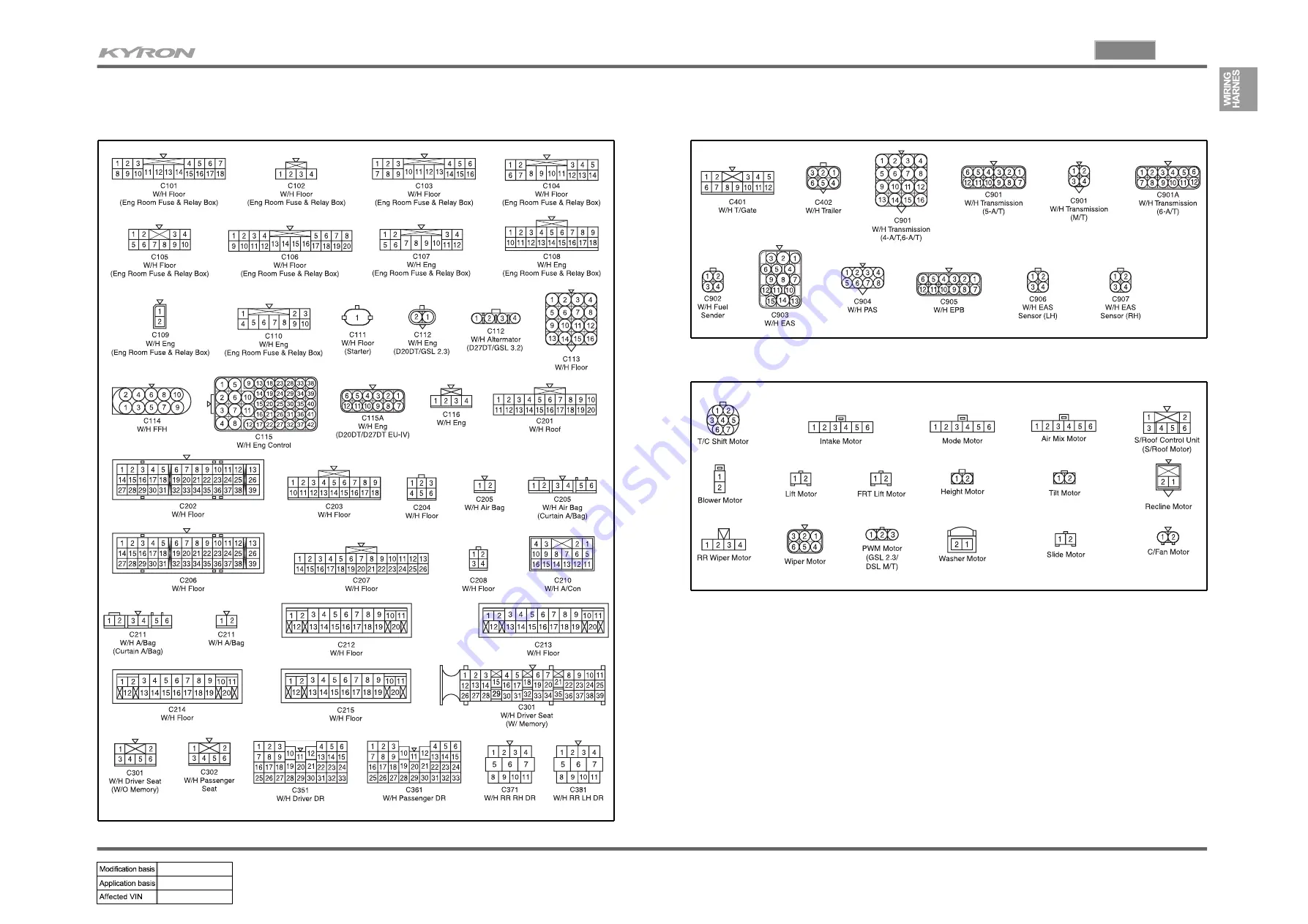 SSANGYONG KYRON 2008.07 Manual Download Page 13