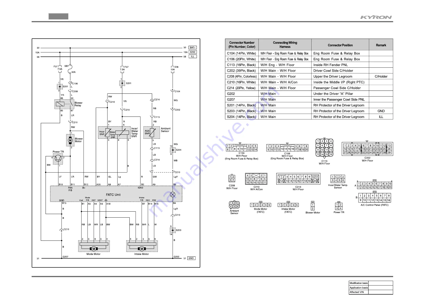 SSANGYONG KYRON 2008.07 Manual Download Page 109