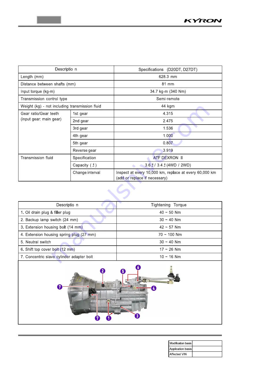 SSANGYONG KYRON 2008.07 Скачать руководство пользователя страница 1182