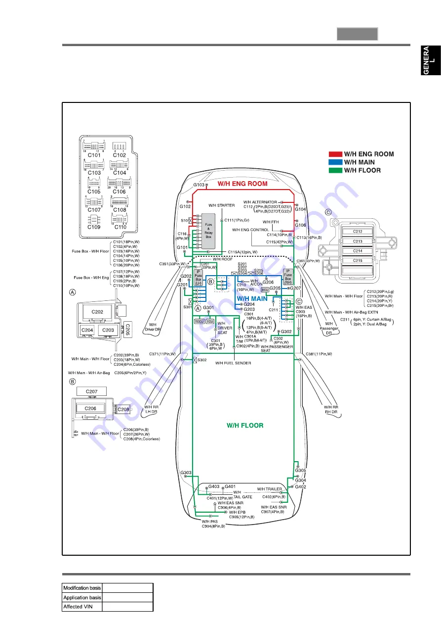 SSANGYONG KYRON 2008.07 Скачать руководство пользователя страница 205