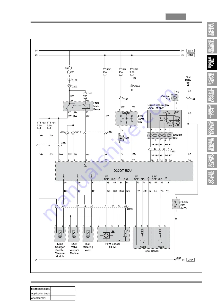 SSANGYONG KYRON 2010.01 Manual Download Page 84