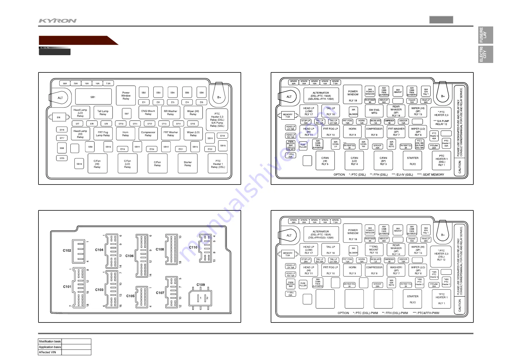 SSANGYONG KYRON 2010.01 Manual Download Page 1016