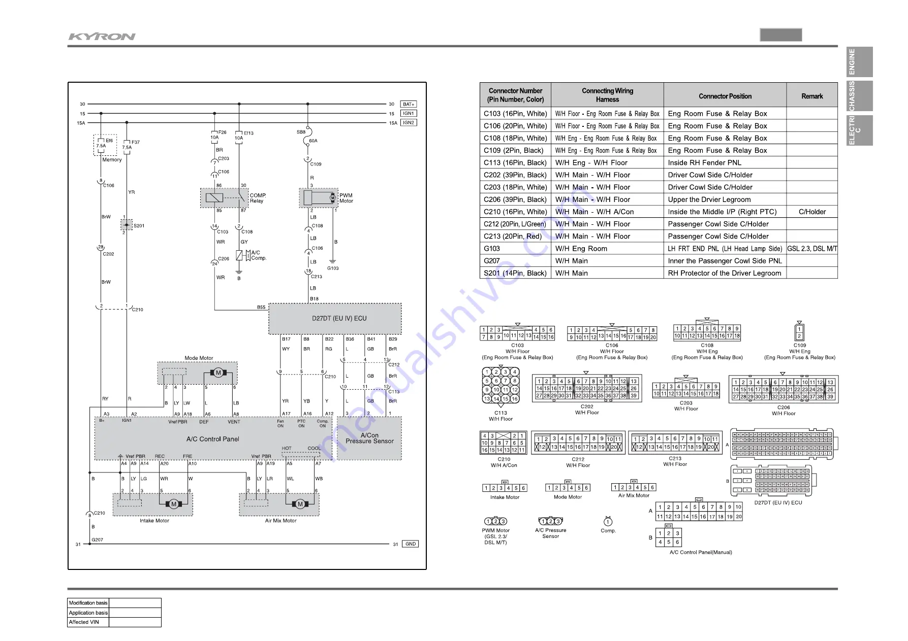 SSANGYONG KYRON 2010.01 Manual Download Page 1103