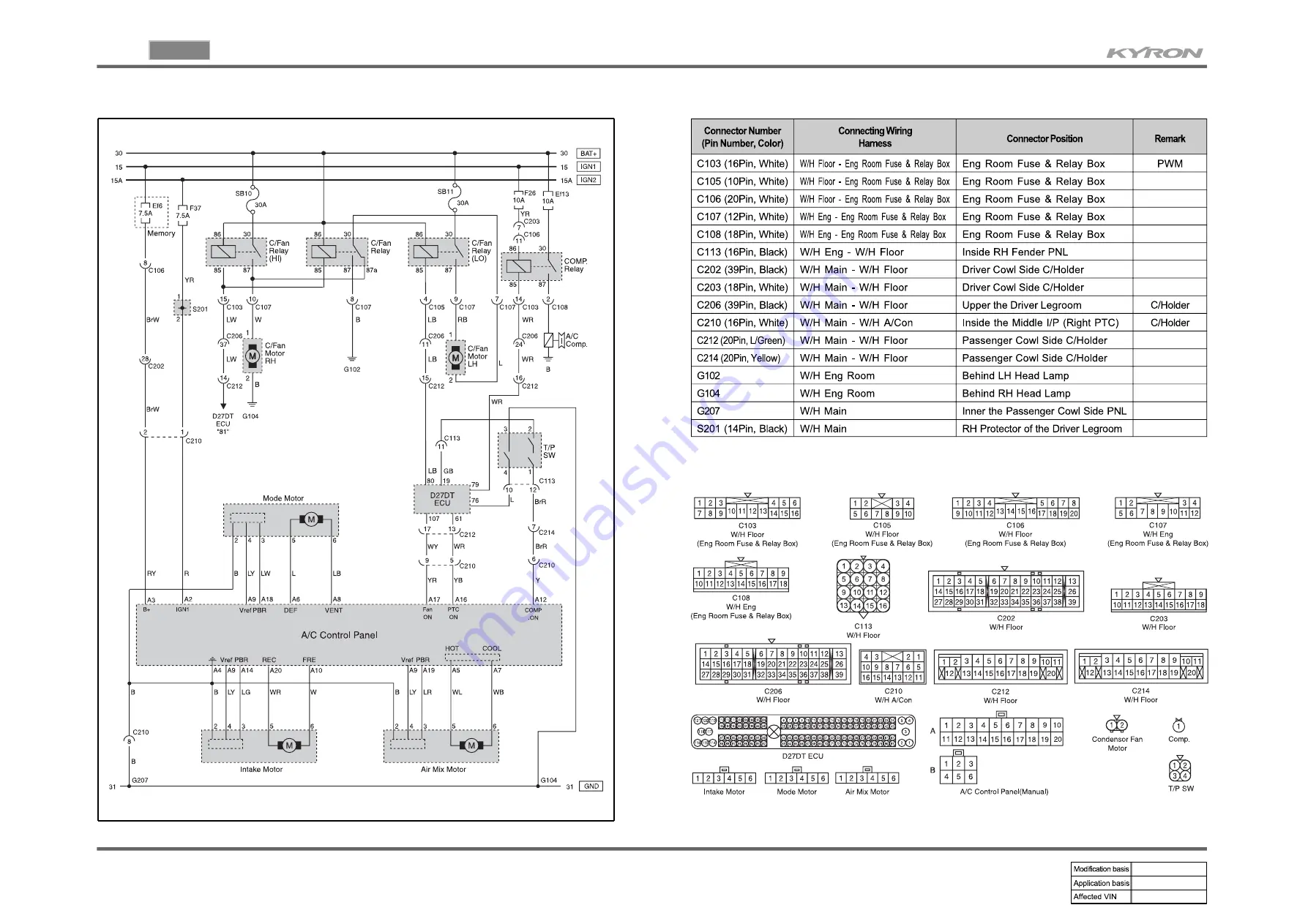 SSANGYONG KYRON 2010.01 Manual Download Page 1104