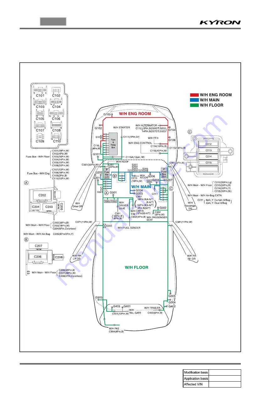 SSANGYONG KYRON 2010.01 Manual Download Page 479