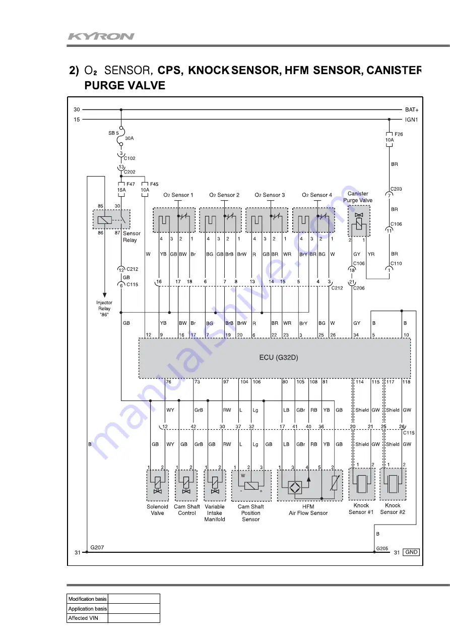 SSANGYONG Kyron D100 2005 Скачать руководство пользователя страница 65