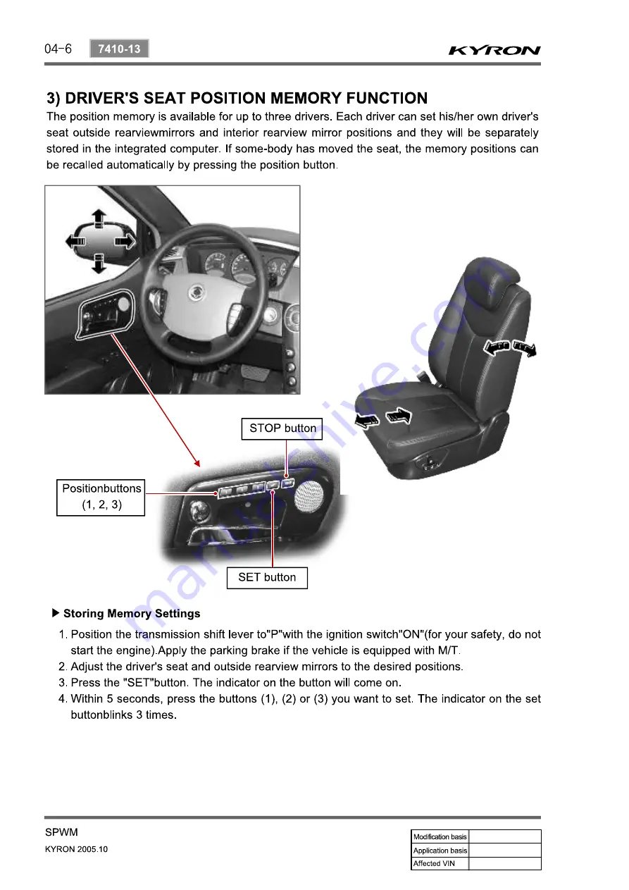 SSANGYONG Kyron D100 2005 Скачать руководство пользователя страница 391