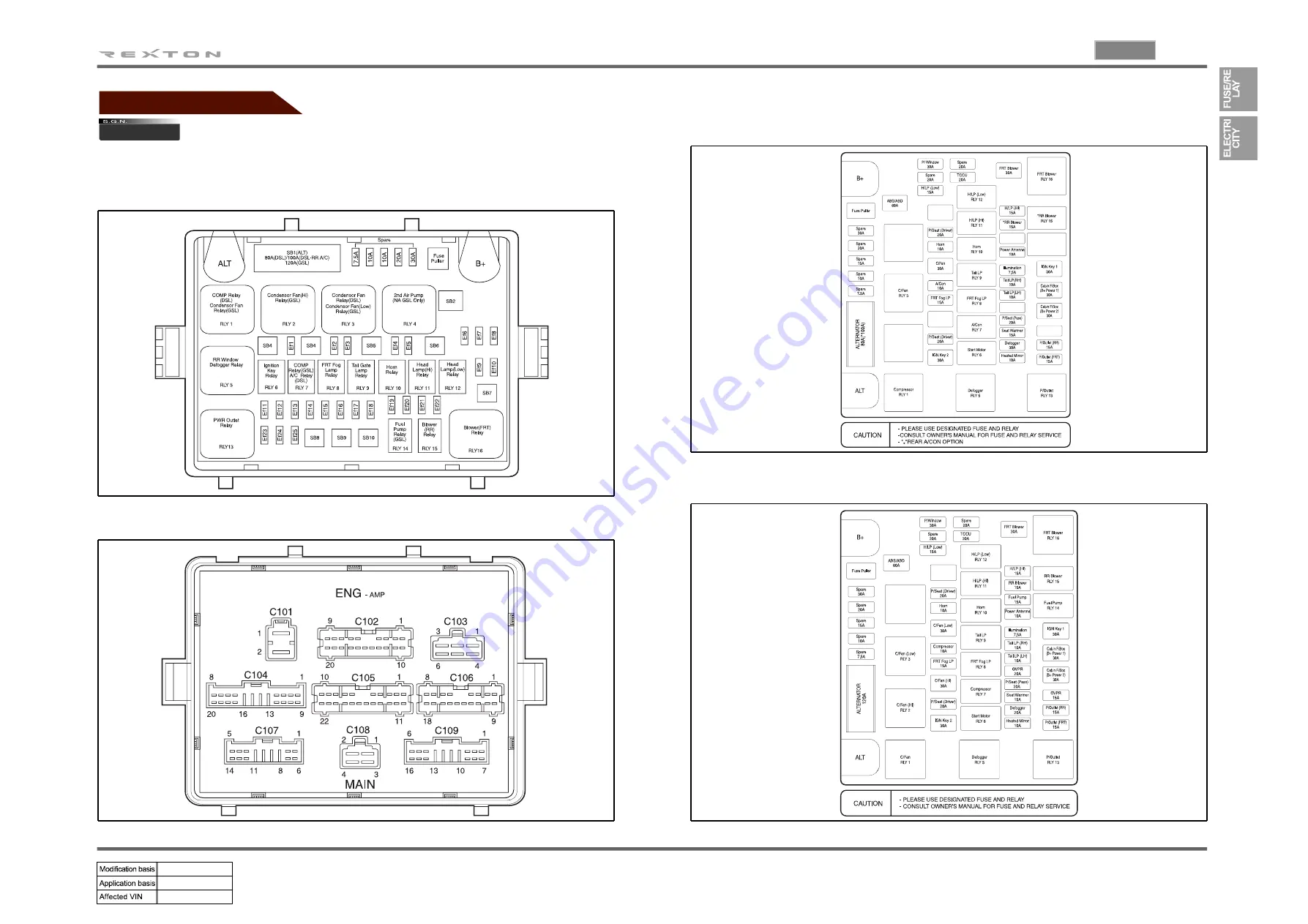 SSANGYONG REXTON 2004.04 Manual Download Page 31