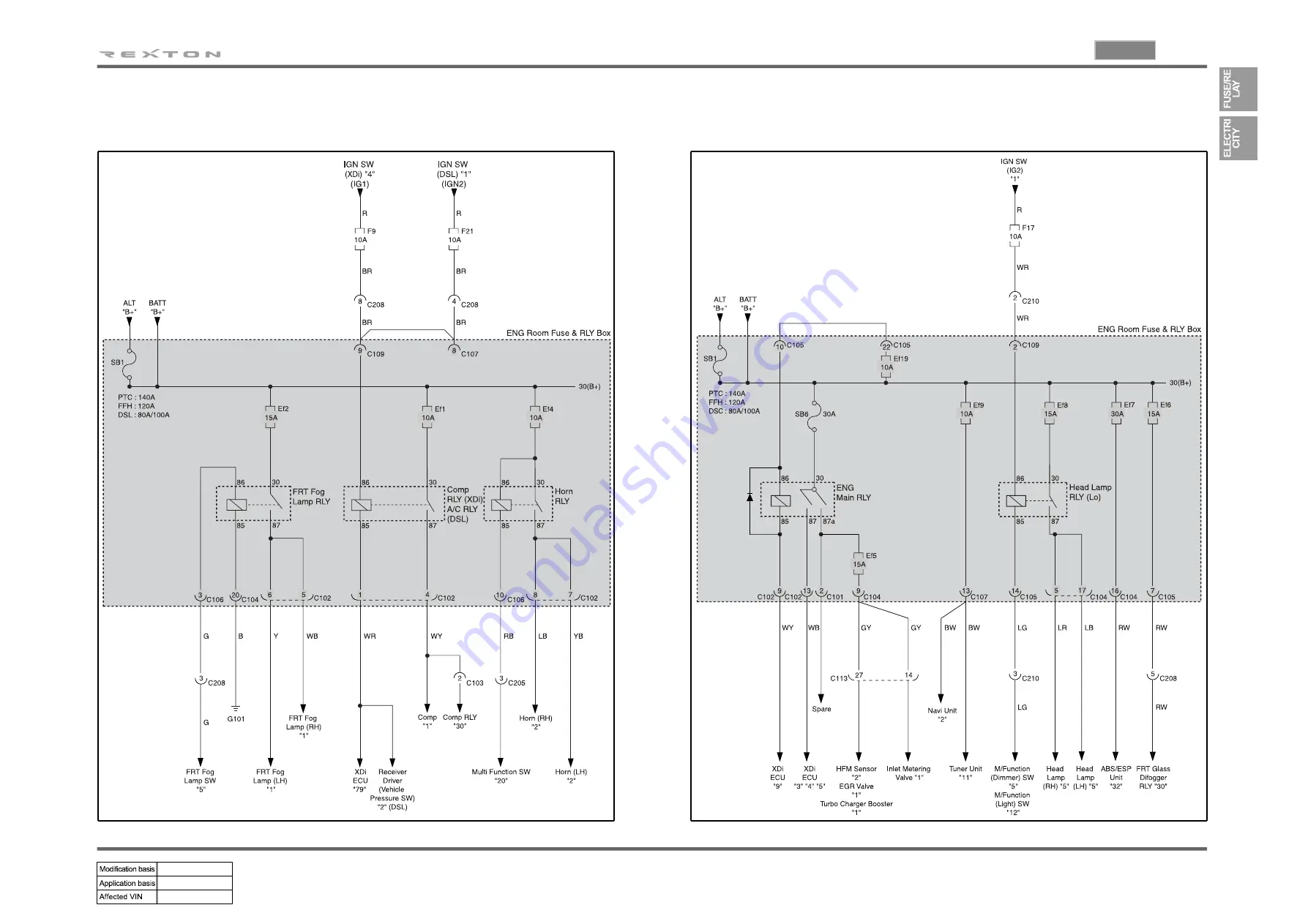 SSANGYONG REXTON 2004.04 Manual Download Page 47