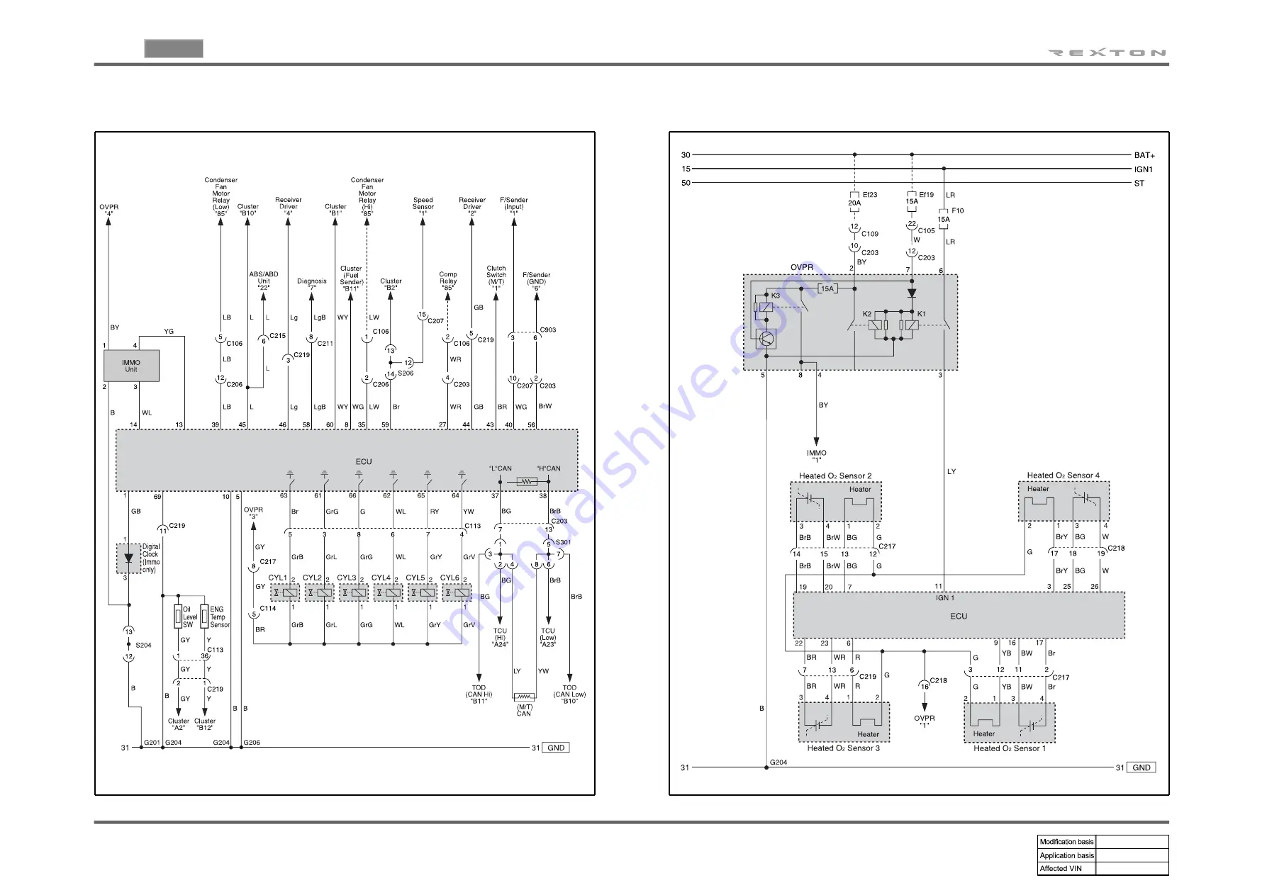 SSANGYONG REXTON 2004.04 Manual Download Page 70