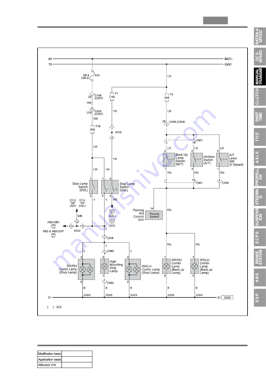 SSANGYONG REXTON 2004.04 Manual Download Page 517